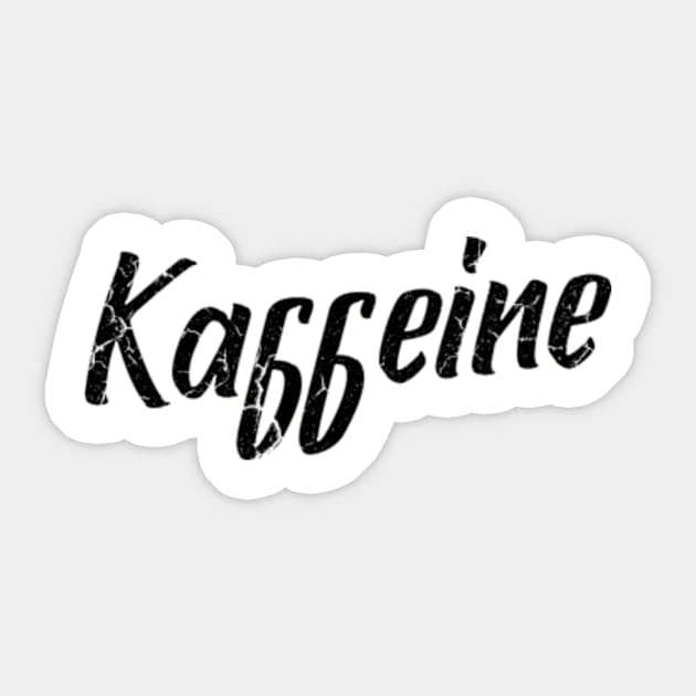 Kaffeine Sticker by prstyoindra